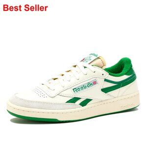 Full Grain Leather Vintage Sneakers for Men, Casual Tennis Shoes